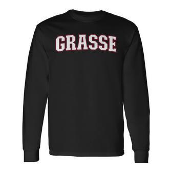 Grasseille De Franceouvenir Grasse T-shirt à manches longues - Cadeauxyz