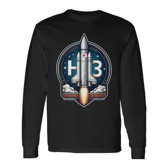H3ロケット 長袖Tシャツ - Kawaiitshirt