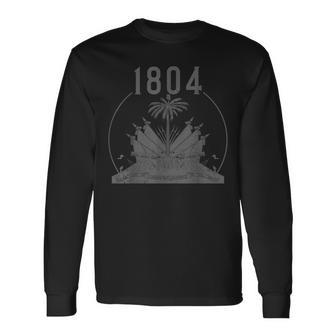 Haitian Flag Day Pride 1804 Haiti First Black Republic Long Sleeve T-Shirt | Seseable UK