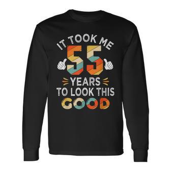 Happy 55Th Birthday 長袖Tシャツ - Kawaiitshirt