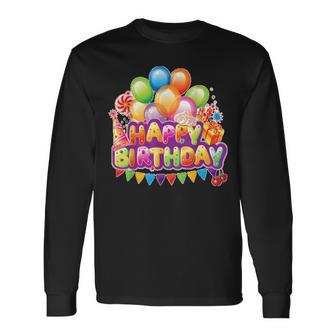 Happy Birthday Llévalo A Una Fiesta De Cumpleaños Camiseta de manga larga - Regaloses