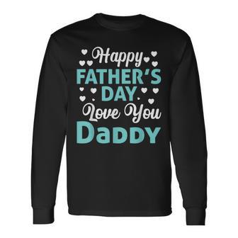 Happy Fathers Day Daddy 2026 For Dad Kids Long Sleeve T-Shirt - Thegiftio UK
