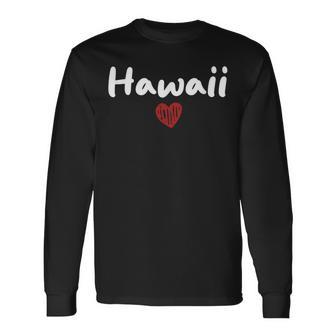 Hawaii I Love Hawaii Classic 長袖Tシャツ - Kawaiitshirt