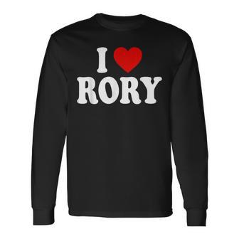 I Heart Love Rory Long Sleeve T-Shirt - Thegiftio UK