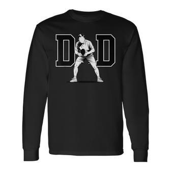 Hommes Dad Tennis De Table Papa Ping Pong Raquette Père T-shirt à manches longues - Cadeauxyz