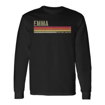 Humour Phrase Drôle Emma Prénom Personnalisé Emma T-shirt à manches longues - Cadeauxyz
