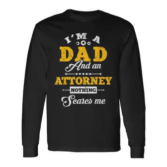 I'm Dad And Attorney Fun Happy 父の日 長袖Tシャツ - Kawaiitshirt