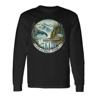 Icy Straight Point Alaska Long Sleeve T-Shirt - Monsterry