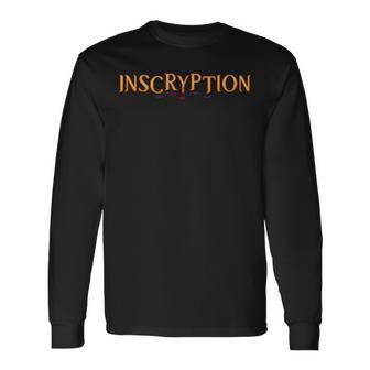 Inscryptionサイコホラーカードゲームハロウィン怖い 長袖Tシャツ - Kawaiitshirt