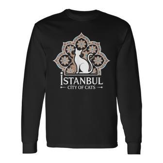 Istanbul City Of Cats Turkish Heritage Hagia Sophia Turkey Long Sleeve T-Shirt - Monsterry