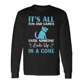 It's All Fun et Tech 獣医師 獣医 学生 長袖Tシャツ - Kawaiitshirt