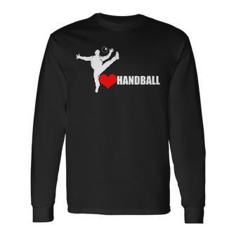 J'aime Etre Gardien De But De Handball Pour Les Gardiens T-shirt à manches longues - Cadeauxyz