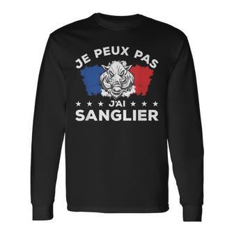 Je Peux Pas J'aianglier Chasseur Chasse T-shirt à manches longues - Cadeauxyz