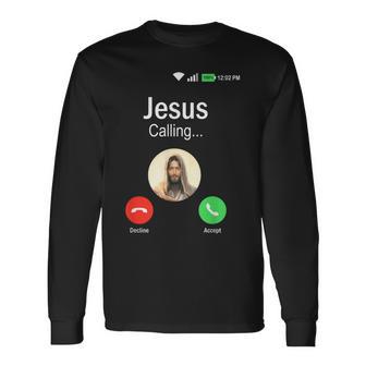 Jesus Is Calling I Jessus Calls An & 長袖Tシャツ - Kawaiitshirt