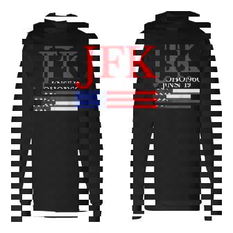 Jfk ヴィンテージ 政治 ジョン F ケネディ ジョンソン 1960 長袖Tシャツ - Kawaiitshirt