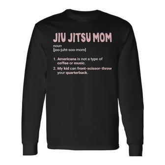 Jiu-Jitsu Mamá Divertido Madre Brasileño Jiu Jitsu Bjj Mamá Camiseta de manga larga - Regaloses