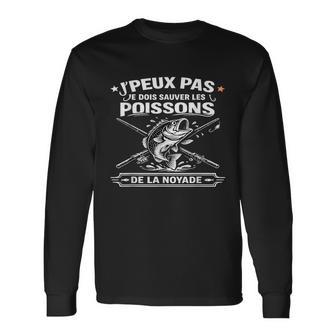 J’Peux Pas Je Doisauver Les Poissons De La Noyade T-shirt à manches longues - Cadeauxyz