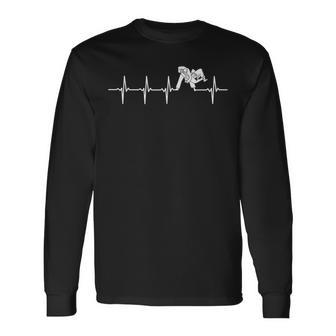 Judo Latidos De Corazón Regalo Para Yudoca Camiseta de manga larga - Regaloses