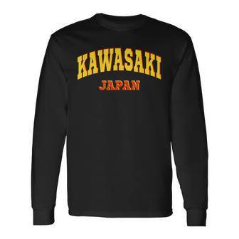 Kawasaki Japan Aesthetic Kawasaki 長袖Tシャツ - Kawaiitshirt