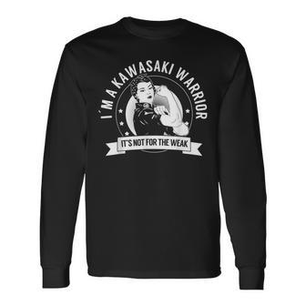 Kawasaki Warrior Nftw Kawasaki Disease Awareness 長袖Tシャツ - Kawaiitshirt