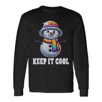 Keep It Cool Disconowman Retro Funky Holidayibes 長袖Tシャツ - Kawaiitshirt
