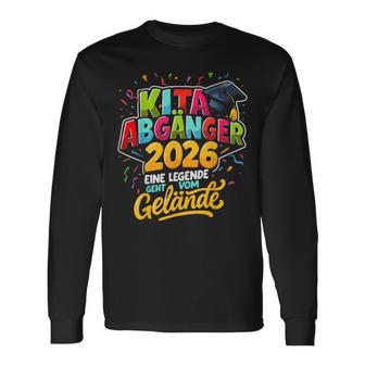 Kinder Kita Abgänger 2026 Eine Legende Gehtom Gelände Langarmshirts - Seseable