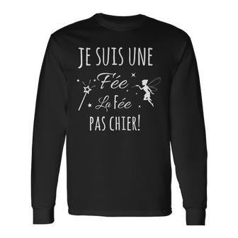 La Fee Pachier Cadeau Humoristique Jeuis Une Fee T-shirt à manches longues - Cadeauxyz