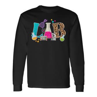 Lab Leopard Laboratory Technician Lab Technologist Long Sleeve T-Shirt | Mazezy