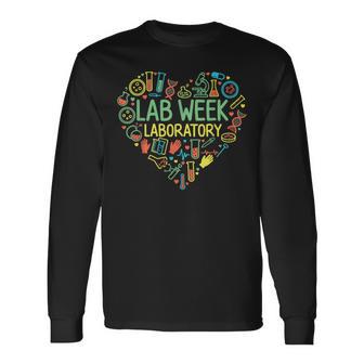 Lab Week 2026 Lab Tech Medical Laboratory Long Sleeve T-Shirt - Monsterry