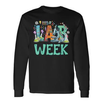 Lab Week 2026 Technician Laboratory Medical Professionals Long Sleeve T-Shirt | Mazezy
