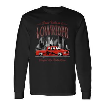 Latino Los Cholo Chicano s チカーノ ローライダー ローライダー 長袖Tシャツ - Kawaiitshirt
