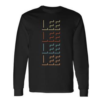 Lee First Name My Personalized Named 長袖Tシャツ - Kawaiitshirt