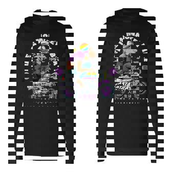 Life Is A Monkey Bike Fun ビンテージ バイカー プライドエディション 長袖Tシャツ - Kawaiitshirt