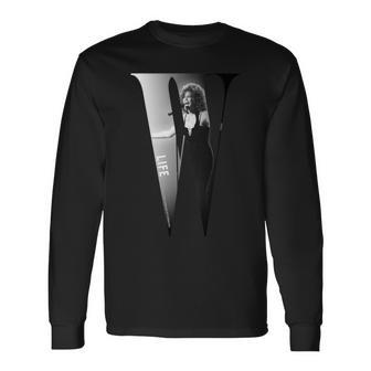 Life Picture Collection _ ホイットニー ヒューストン1 長袖tシャツ 長袖Tシャツ - Kawaiitshirt