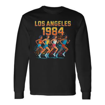 Los Angeles 1984 T-shirt à manches longues - Cadeauxyz