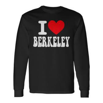 I Love Berkeley California Heart お土産 Ca City Pride 長袖Tシャツ - Kawaiitshirt
