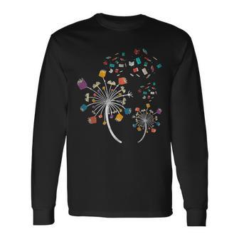 Löwenzahn Bibliothekar Introvertierter Bücherwurm Buch Lesen Langarmshirts - Seseable