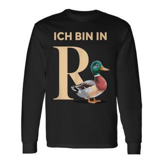 Lustiges Ich Bin In Rente Mit Ente Rentner Ruhestand 2025 Langarmshirts - Seseable