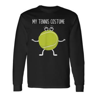 Lustiges Kostüm Für Tennisspieler Tennisball Tennis Langarmshirts - Seseable