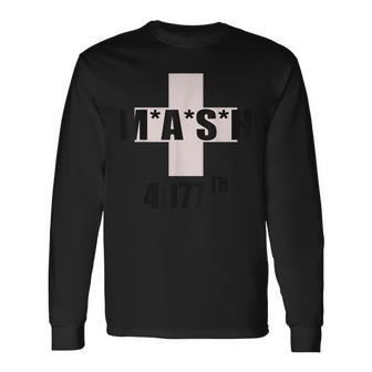 MASH 4077Th ヴィンテージ メンズ&レディース 長袖Tシャツ - Kawaiitshirt