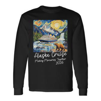 Matching Alaskan Family Friends And Group Alaska Cruise 2026 Long Sleeve T-Shirt - Thegiftio UK