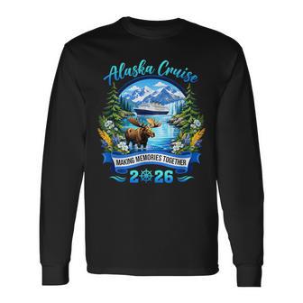 Matching Family Friends Group Alaska Cruise 2026 Alaskan Long Sleeve T-Shirt - Thegiftio UK