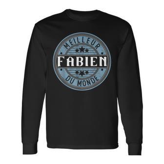 Meilleur Fabien Du Monde T-shirt à manches longues - Cadeauxyz