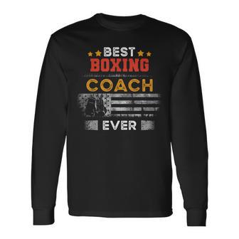 Mejor Entrenador De Boxeo De La Historia Camiseta de manga larga - Regaloses