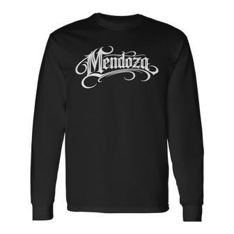 Mendoza Apellido Familia Orgullo Patrimonio Apellido Latino Love Camiseta de manga larga - Regaloses