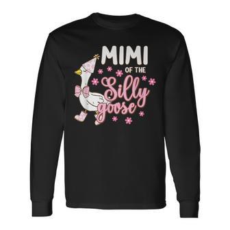 Mimi Of The Silly Goose 1St First Birthday Family Matching Long Sleeve T-Shirt - Thegiftio UK