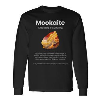 Mookaite ジェムストーンの意味 長袖Tシャツ - Kawaiitshirt