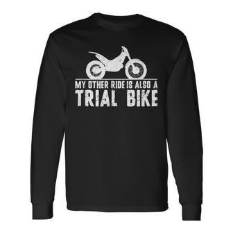 My Other Ride はモトクロス愛好家のためのトライアルバイクでもあります。 長袖Tシャツ - Kawaiitshirt