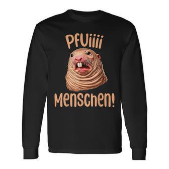 Nacktmull Lustiges Ugly Hässliches Ratte Langarmshirts - Seseable
