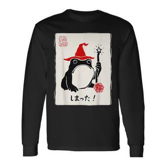 Nat 1 Dnd ボードゲーム メンズ レディース キッズ 面白い 日本のカエル 長袖Tシャツ - Kawaiitshirt